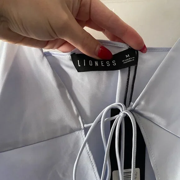 LIONESS Mariah Cami Pale Blue - M NWT - Picture 4 of 4